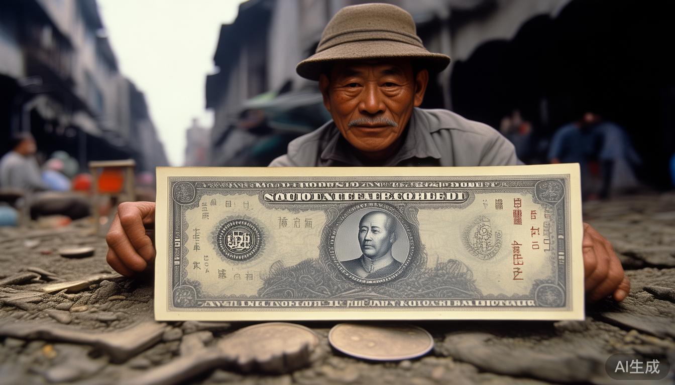 民国法币一块钱能买啥？从30斤大米到分文不值，说尽抗战前后民生辛酸